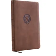 Thomas Nelson KJV Holy Bible: Thinline Youth Edition, Brown Leathersoft, Red Letter, Comfort Print: King James Version: Holy Bible, King James Version