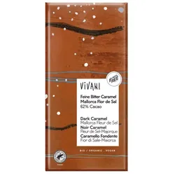 Vivani Feine Bitter Caramel Mallorca Flor de Sal 62% bio