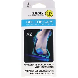 SIDAS Gel Toe Cap Blau XS
