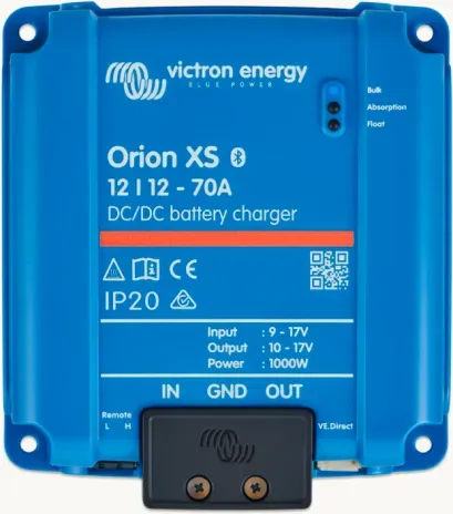 Victron Orion XS 12/12–70 A DC-DC-Batterieladegerät - 0% MwST. (Angebot gemäß §12 USt Gesetz.)