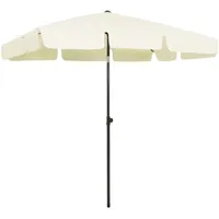 vidaXL Strandschirm 200 x 125 cm Sandgelb