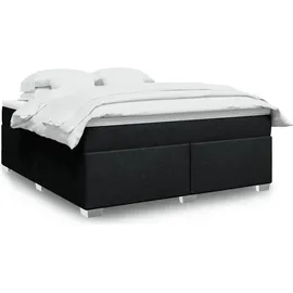 vidaXL Boxspringbett 180 x 200 cm Schwarz