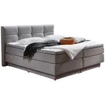 Roller Boxspringbett 160 x 200 cm H2/Silber