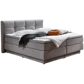 Roller Boxspringbett 160 x 200 cm H2/Silber