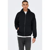 Only & Sons ONSTURNER LIFE Kapuzensweatshirt Herren Schwarz S