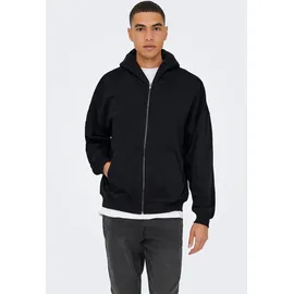 Only & Sons ONSTURNER LIFE Kapuzensweatshirt Herren Schwarz S