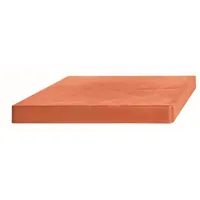 Mobile Plattform für quadratische Plastiktöpfe mit 4 Rädern 29,2 x 29,2 x 4 cm in Terrakottafarbe