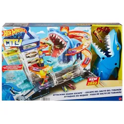 Mattel HMF86 - Hot Wheels - City Shark Escape Spielset