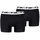 Puma Men Everyday Multi Logo Boxershorts Schwarz / Weiß XXL 2er Pack