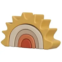 Tausendkind Silikon-Stapelbogen SONNE 5-teilig in bunt