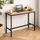 OEM Schmaler Eichen-lofttisch für Küche/esszimmer, Industrieller Konsolentisch, 100x40x90 cm, Stehtisch Küchentisch, Industrial Stil - Schwarz