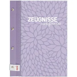 ROTH Zeugnismappe Pattern A4 Lila