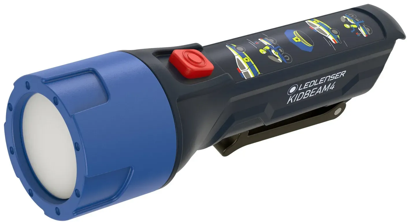 Kidbeam4: LED-Taschenlampe für Kinder von Ledlenser, 70 Lumen, 12 Leuchtweite, 18h Laufzeit