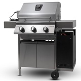 Gasgrill Edelstahl Premio III Roaster + Drehspieß | Grill Made in Germany