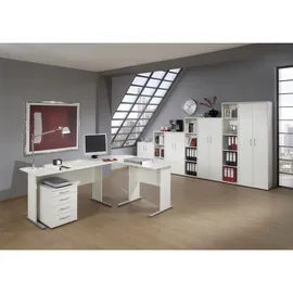 MÖBELPARTNER Schreibtisch Serie 200 weiß