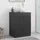 vidaXL Badezimmerschrank Schwarz 54 x 41 x 70 cm