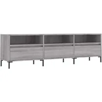 Furnicato TV-Schrank Grau Sonoma 150x30x44,5 cm Holzwerkstoff