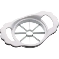 KitchenCraft Apfelentkerner und -schneider Edelstahl/Kunststoff 11 cm Weiß