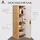 Rodan Hochschrank 139 x 35,5 x 31,5 cm Braun/Gold Holz
