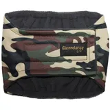 Glenndarcy Männlicher Hundewindeln - Urininkontinenz - (Medium Long Band and 2 Washable Pads, Camouflage)