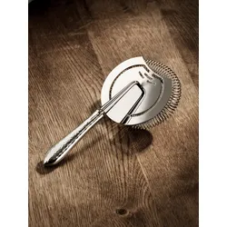 Robbe Berking Martelé Cocktailstrainer 150g Massiv-Versilberung