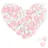 COM-FOUR 200x Mini-Herz als Streudeko - rosa & weiße Holz-Herzen zum Basteln - Holz-Streuschmuck als Tischdekoration - Tischschmuck für Hochzeit & Party