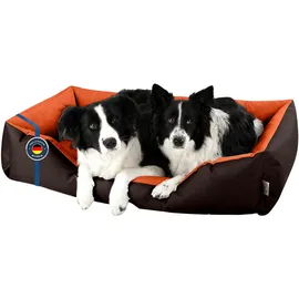 BedDog Hundebett XXL - Hundekissen - Hundekorb - Hundecouch - Hundesofa - Bezug abziehbar, Waschbar, für Mittel-Große Hunde