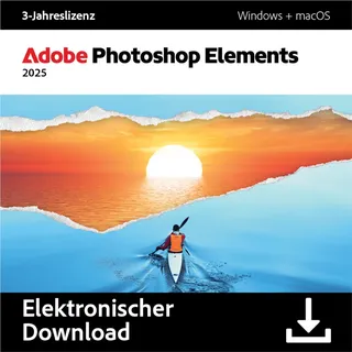 Adobe Photoshop & Premiere Elements 2025 3 Jahre Download & Produktschlüssel