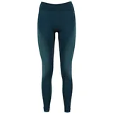 Odlo Performance Warm Eco Leggings - Blue Wing Teal / Polynya - XL