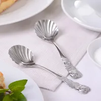 Gräwe Zuckerlöffel 2er Set Rosendekor