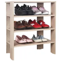Ricoo Schuhregal 70 x 55 x 32 cm Braun
