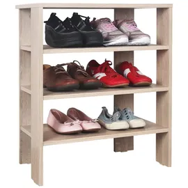 Ricoo Schuhregal 70 x 55 x 32 cm Braun