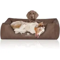 Knuffelwuff Hundebett Tampa XL 105 x 75 cm braun