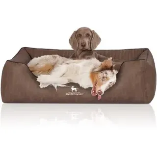 Knuffelwuff Hundebett Tampa XL 105 x 75 cm braun