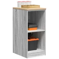 VidaXL Garagen-Aufbewahrungsschrank Grau Sonoma Massivholz Kiefer vidaXL369774