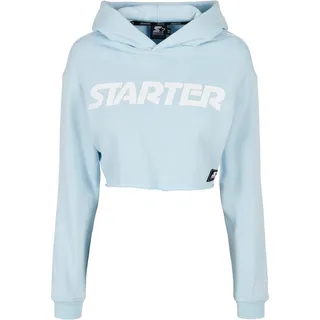 Starter Black Label Cropped Hoodie Ice Water Blue S