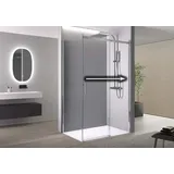Bernstein Eckdusche Bernstein DX806A FLEX Schiebetür Nano ESG-Sicherheitsglas 140x70cm