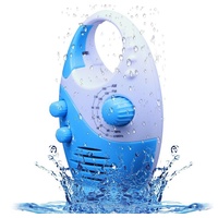 GelldG Wasserdichtes Duschradio Radio blau
