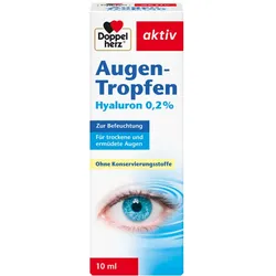 Doppelherz aktiv Augen-Tropfen Hyaluron 0,2% 10 ml Tropfen