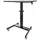 Startech StarTech.com Höhenverstellbarer Schreibtisch - Sit Stand Workstation Ergonomischer Stehpult mit Rollen - One-Touch-Lift für Lehrer/Schüler