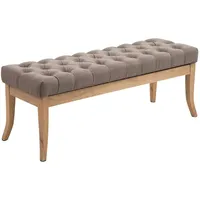 CLP Sitzbank Ramses Stoff antik-hell taupe/120 cm,