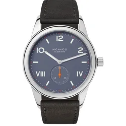 Nomos Glashütte Herrenuhr Pipeline 730 - silber