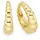 aniston jewelry & watches Creolen Schmuck Geschenk gelbgoldfarben vergoldet 925 375