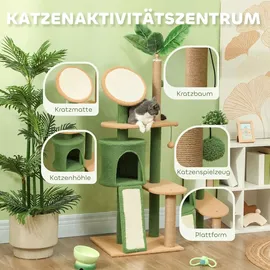 PawHut Kratzbaum 139 cm grün