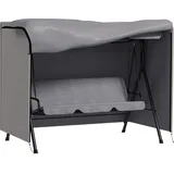 Hollywoodschaukel Abdeckung Polyester Homaire L205xb124xh164 Cm Grau