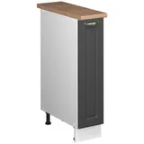 Vicco Apothekerschrank Anthrazit-Gold Landhaus/Weiß 20 x 82 x 60 cm Gold/Weiß