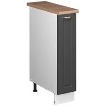 Vicco Apothekerschrank Anthrazit-Gold Landhaus/Weiß 20 x 82 x 60 cm Gold/Weiß