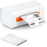 Etikettendrucker Labeldrucker - Thermodrucker 150 mm/s - Versandetiketten Drucker - Thermo-Direkt Etikettendruckgerät - USB-Anschluss