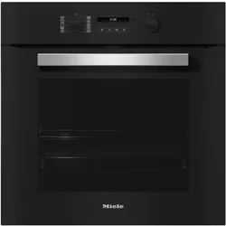 MIELE Einbaubackofen "H 2465 BP Active", A+ (A+++-D), schwarz (obsidianschwarz), B:59,5cm H:59,6cm T:56,8cm, Backöfen, Betriebart AirFry, Automatikprogramme, Vernetzung mit Miele@Home