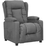 vidaXL Relaxsessel Stoff 96 x 99,5 x 72,5 cm hellgrau